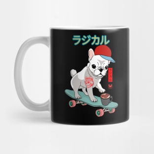 French Bulldog Freestyle: Café Cruisin' on Wheels Mug